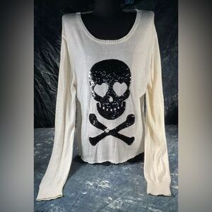 Wildfox skeleton sweater